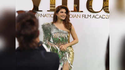 IIFA मध्ये कॅमेऱ्यापासून लपताना दिसली जॅकलीन फर्नांडिस, सुकेशच्या प्रश्नावर अळीमिळी गुपचिळी