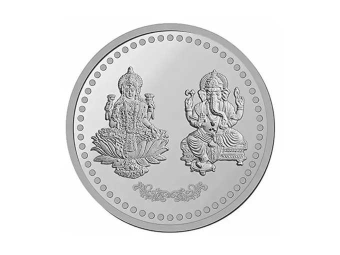 silver coin puja