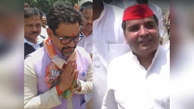 Azamgarh Lok Sabha by-election: आजमगढ़ लोकसभा उपचुनाव के लिए धर्मेंद्र यादव और निरहुआ ने भरा पर्चा