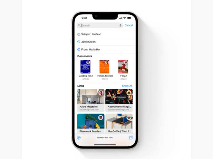 மின்னஞ்சலுக்கான புதிய வசதிகள் (Apple Mail Update)