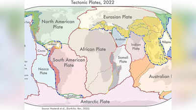 New Map of Tectonic Plates: यूरोप की तरफ खिसक रहा भारत! टेक्टोनिक प्लेटों के नए नक्शे ने दुनिया को चौंकाया