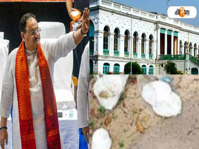 BJP Meeting: National Library-র ক্যাম্পাস ভরল পদ্ম-বৈঠকের উচ্ছিষ্টে