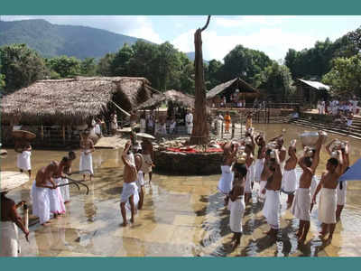 ആനയും അമ്പാരിയും മടങ്ങി; ഇനി അക്കരെ കൊട്ടിയൂര്‍ വനവിശ്രാന്തിയിലേക്ക്