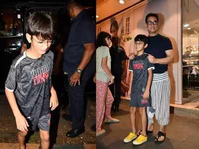 ड्रेसिंग सेन्सच नाही..., आमिर खान अजब कपड्यांमुळे ट्रोल; मुलासोबतचा Video Viral