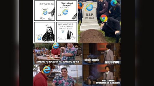 Memes: Internet Explorer ஷட்-டவுன் ஆனா, Google Chromeக்கு ஏன் லாஸ்? 