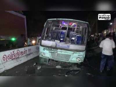 அரசு பேருந்தின் மீது டெம்போ வேன் மோதி கோரா விபத்து; 20 பேர் படுகாயம்!