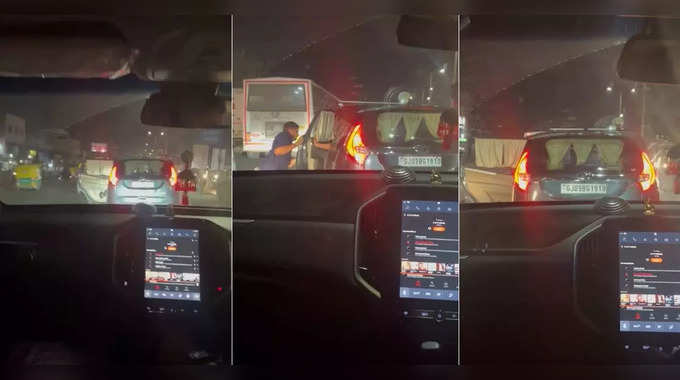 Viral Video: જુહાપુરા રોડ પર ખૂલ્લા દરવાજા સાથે દોડતી ગાડીએ લોકોના જીવ અદ્ધર કર્યા