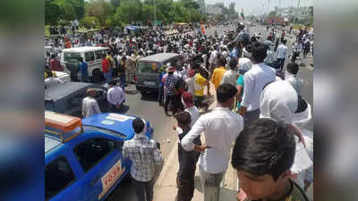 Agnipath Protest:अग्निपथ योजना का विरोध, प्रदर्शन के नाम पर पलवल में जमकर विरोध, कई गाड़ियों को किया आग के हवाले