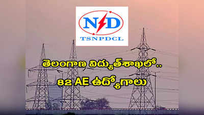 TSNPDCL AE Jobs 2022: తెలంగాణ విద్యుత్‌శాఖలో మరో 82 AE ఉద్యోగాలు.. ఉండాల్సిన అర్హతలు, దరఖాస్తు విధానం ఇదే