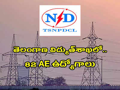 TSNPDCL AE Jobs 2022: తెలంగాణ విద్యుత్‌శాఖలో మరో 82 AE ఉద్యోగాలు.. ఉండాల్సిన అర్హతలు, దరఖాస్తు విధానం ఇదే