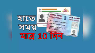 Pan Aadhaar Link: হাতে সময় মাত্র 10 দিন! প্যান-আধার লিঙ্ক না করলেই দ্বিগুণ জরিমানা