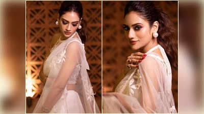 Nusrat Jahan: পাতলা শাড়িতে কেমন তাক লাগালেন নুসরত! তিনি চোখ নামিয়ে হাসতেই যে মন হারাচ্ছেন সবাই