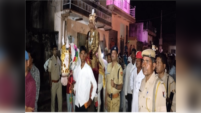Rajasthan  news : अजमेर में फिर डर के साये में दिखा दलित समाज, पुलिस सुरक्षा में निकाली बिंदौरी
