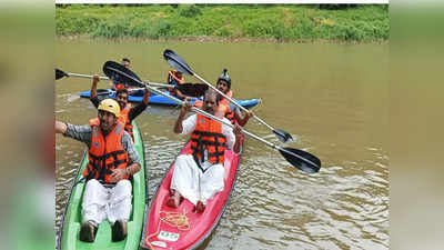 പഴശി പാര്‍ക്കിലെത്തുന്നവർക്ക് ഇനി കയാക്കിംഗും ആസ്വദിക്കാം; മാനന്തവാടി പുഴയില്‍ സൗകര്യമൊരുങ്ങി