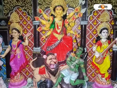 Durga Puja 2022: লন্ডন যাবে হাওড়ার দুর্গা, চলছে শেষ তুলির টান