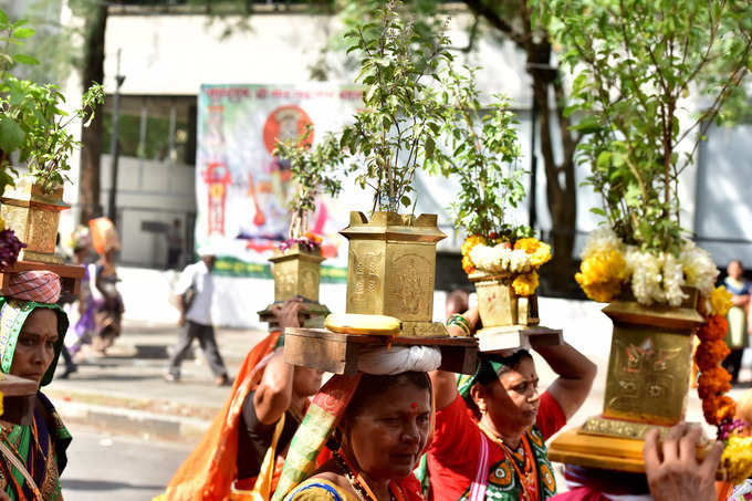 पालख्यांचं उत्साहात स्वागत