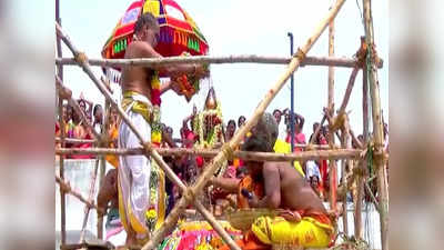 மன்னார்குடி ஏழை மாரியம்மன் கோவில் கும்பாபிஷேகம்... திரளான பக்தர்கள் பங்கேற்பு!