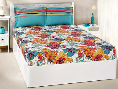 फ्लोरल पैटर्न वाली इन Cotton Bedsheet से आपके बेडरूम को मिलेगा नया लुक और आपको कंफर्ट