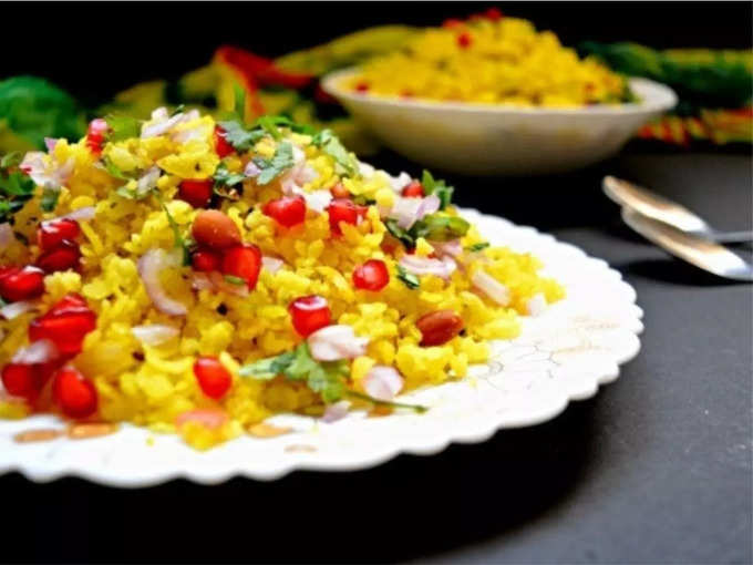 poha in plate