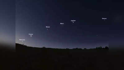 Five Planets Alignment: आसमान में आज एक साथ आ रहे सौर मंडल के 5 ग्रह, 18 साल बाद दिख रहा यह अद्भुत नजारा