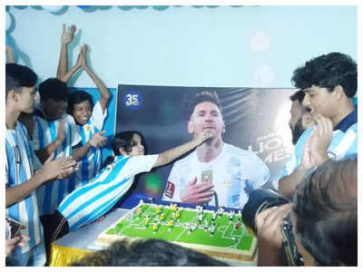 কলকাতায় মহাসমারোহে পালিত Lionel Messi-র জন্মদিন