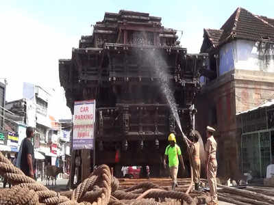 ஆசியாவிலேயே அதிக எடை கொண்ட நெல்லையப்பர் தேர் திருவிழா; முன்னேற்பாடுகள் படு தீவிரம்!