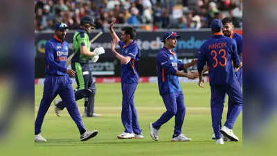 India Vs Ireland T20 : भारतीय फलंदाजांनी उडवला आयर्लंडचा धुव्वा, ७ गडी राखून विजय