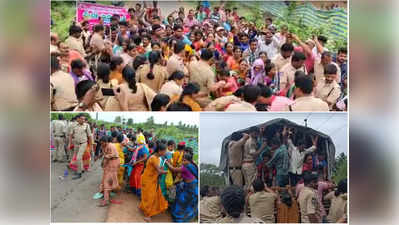 అశ్వారావుపేటలో హైటెన్షన్.. ‘ప్రగతిభవన్‌కు పాదయాత్ర’ చేస్తున్న గిరిజనుల అరెస్టు 