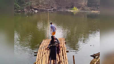 അക്കരെ ഇക്കരെയായി ജനം, നദി കടക്കാൻ സംവിധാനമില്ല; ജീവിതം വഴി മുട്ടി കോമളത്തുകാർ