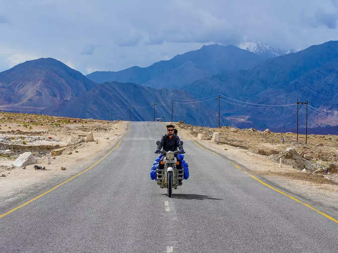 मनाली से लेह तक बाइक से - Manali to Leh on bike