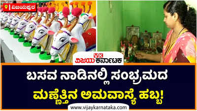 ವಿಜಯಪುರದಲ್ಲಿ ಸಂಭ್ರಮದ ಮಣ್ಣೆತ್ತಿನ ಅಮವಾಸ್ಯೆ ಹಬ್ಬ: ಗಮನ ಸೆಳೆದ ಎತ್ತಿನ ಗೊಂಬೆಗಳು!