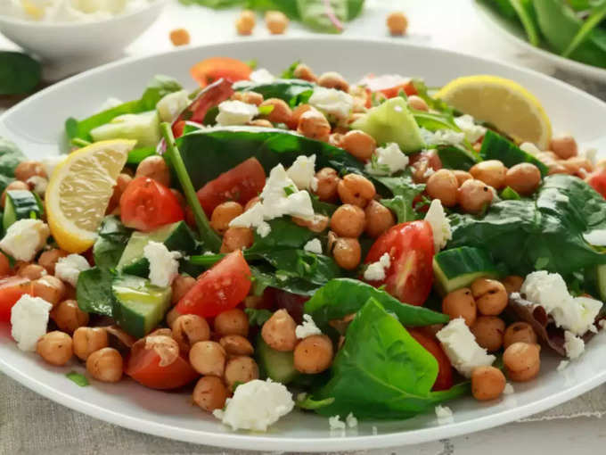 ​மிக்ஸ்டு கொண்டைக்கடலை சாலட் (mixed chickpeas salad)