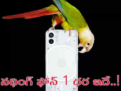 Nothing Phone 1 Price : నథింగ్ ఫోన్‌ 1 ధర ఇదే..! ఆకట్టుకునేలా..