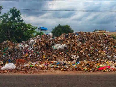 துறையூரில் உருவான குப்பை மலை... துர்நாற்றத்தால் மக்கள் அவதி!