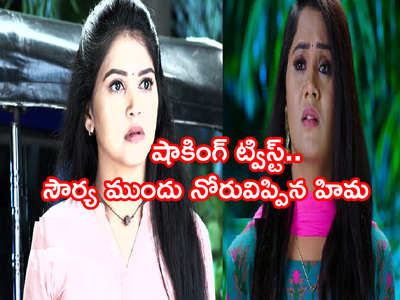 Karthika Deepam Serial ట్విస్ట్: సౌర్యకు నిజం చెప్పిన హిమ.. ‘అది అబద్దం ఇదే నిజం’ నివ్వెరపోయిన రౌడీబేబీ