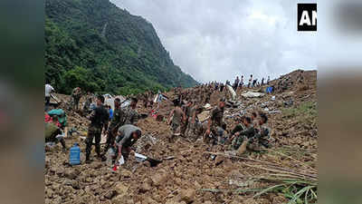 Manipur landslide news: मणिपुर में रेलवे निर्माण कैंप के पास भारी भूस्खलन, अब तक 13 शव निकाले गए