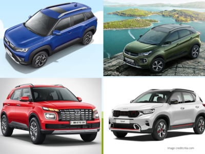 Brezza vs Venue vs Nexon vs Sonet முழு விலை மற்றும் வசதிகள் ஒப்பீடு! எது சிறந்த Compact SUV கார்?