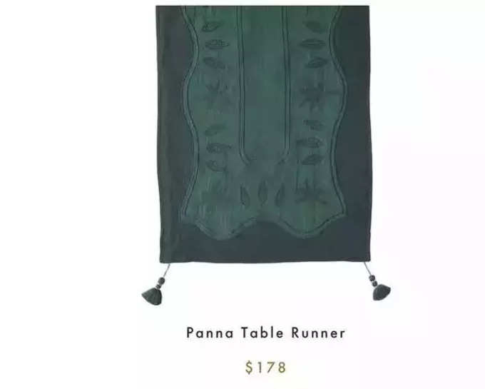 sona table runner