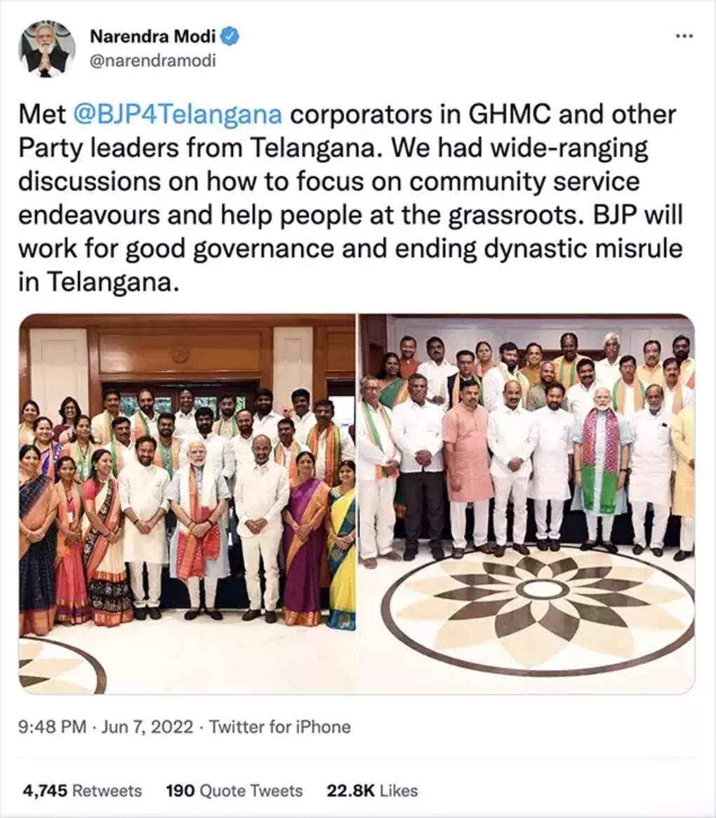 pm modi in telangana