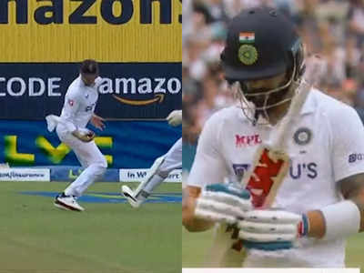 Virat Kohli Wicket: विकेटकीपर से छूटा तो चौकन्ने रूट ने एक हाथ से लपका कैच, विराट कोहली को नहीं मिला भाग्य का साथ