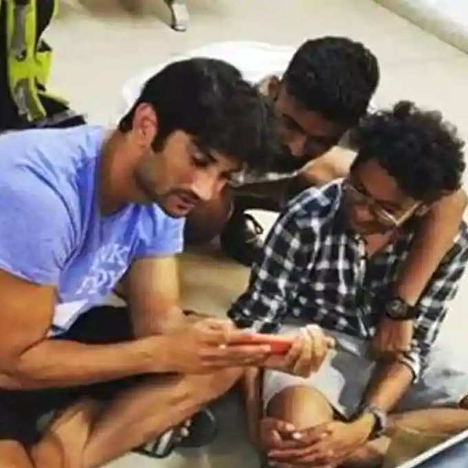 Siddharth Pithani with sushant singh rajput