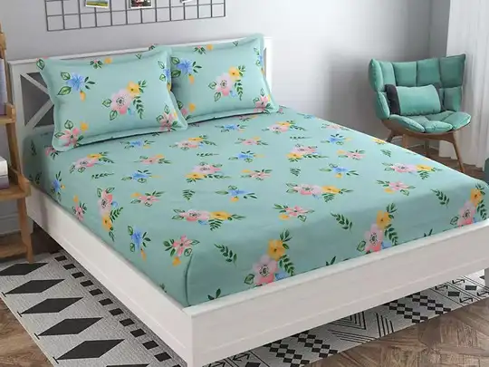 Light Weight Bedsheets,बेडरूम के लुक को कई गुना ज्यादा बेहतर बना देंगी ये  लाइटवेट Double Bedsheet, घर पर की जा सकती हैं वॉश - make your bedroom more  comfortable and stylish with
