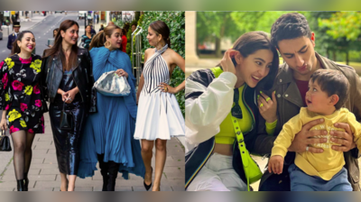 લંડનમાં બહેનપણીઓ સાથે ફરવા ઉપડી Kareena Kapoor, નાનકડા જેહને સારા અને ઈબ્રાહિમે રમાડ્યો