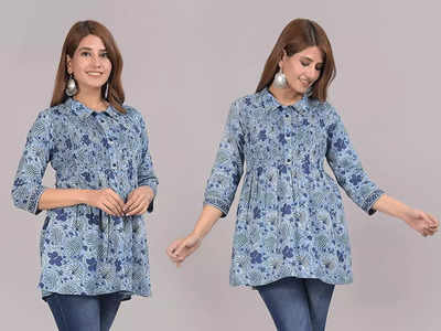 फैंसी और मॉडर्न स्टाइल के लिए इन Tunic Top को करें ट्राय, जींस के साथ करेंगी मैच