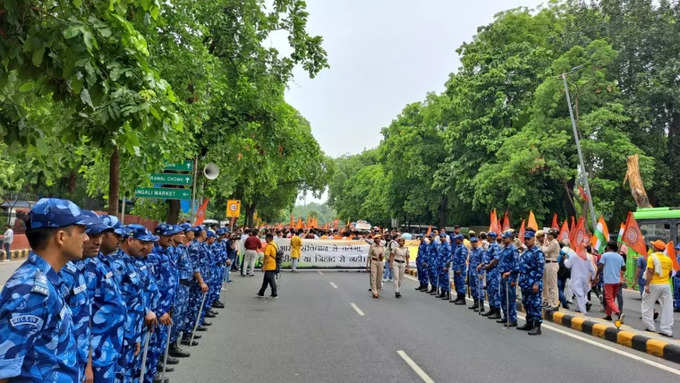 संकल्‍प मार्च को देखते हुए किए गए इंतजाम