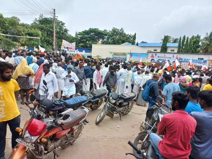 chitradurga protest sc st reservation