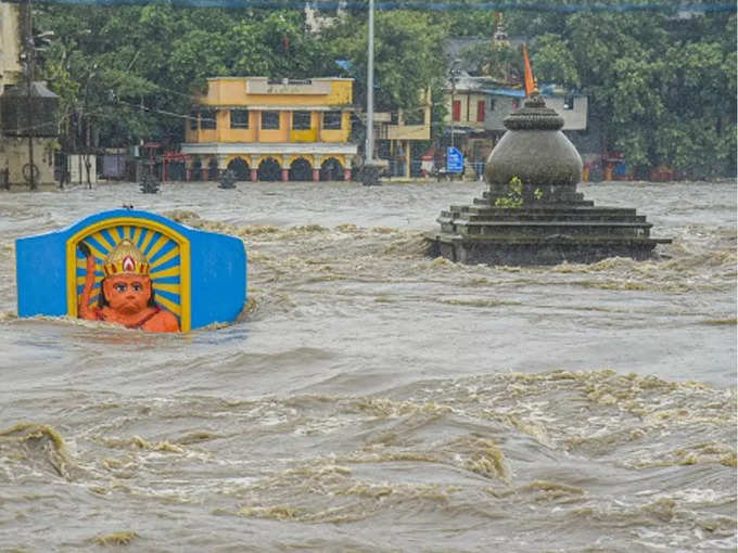 nashik godavari river flood news