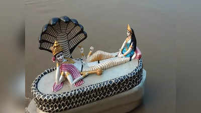 Lord Vishnu & Laxmi Darshan: ब्रम्हपुत्रा नदीचे एक अनोखे दृश्य, दर्शनाचा अवश्य लाभ घ्या