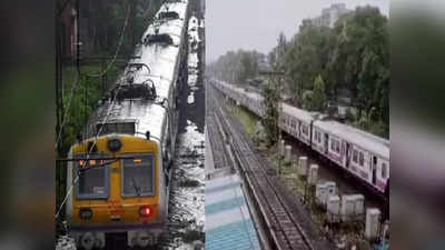 Mumbai Rain: मुंबईत सोसाट्याचा वारा, मुसळधार पाऊस; मध्य रेल्वेची वाहतूक उशीराने