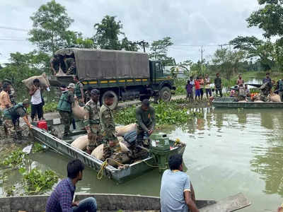 Assam Flood: অসম বন্যায় ক্ষতি ১০ হাজার কোটি টাকা, এখনও প্লাবিত অসংখ্য গ্রাম